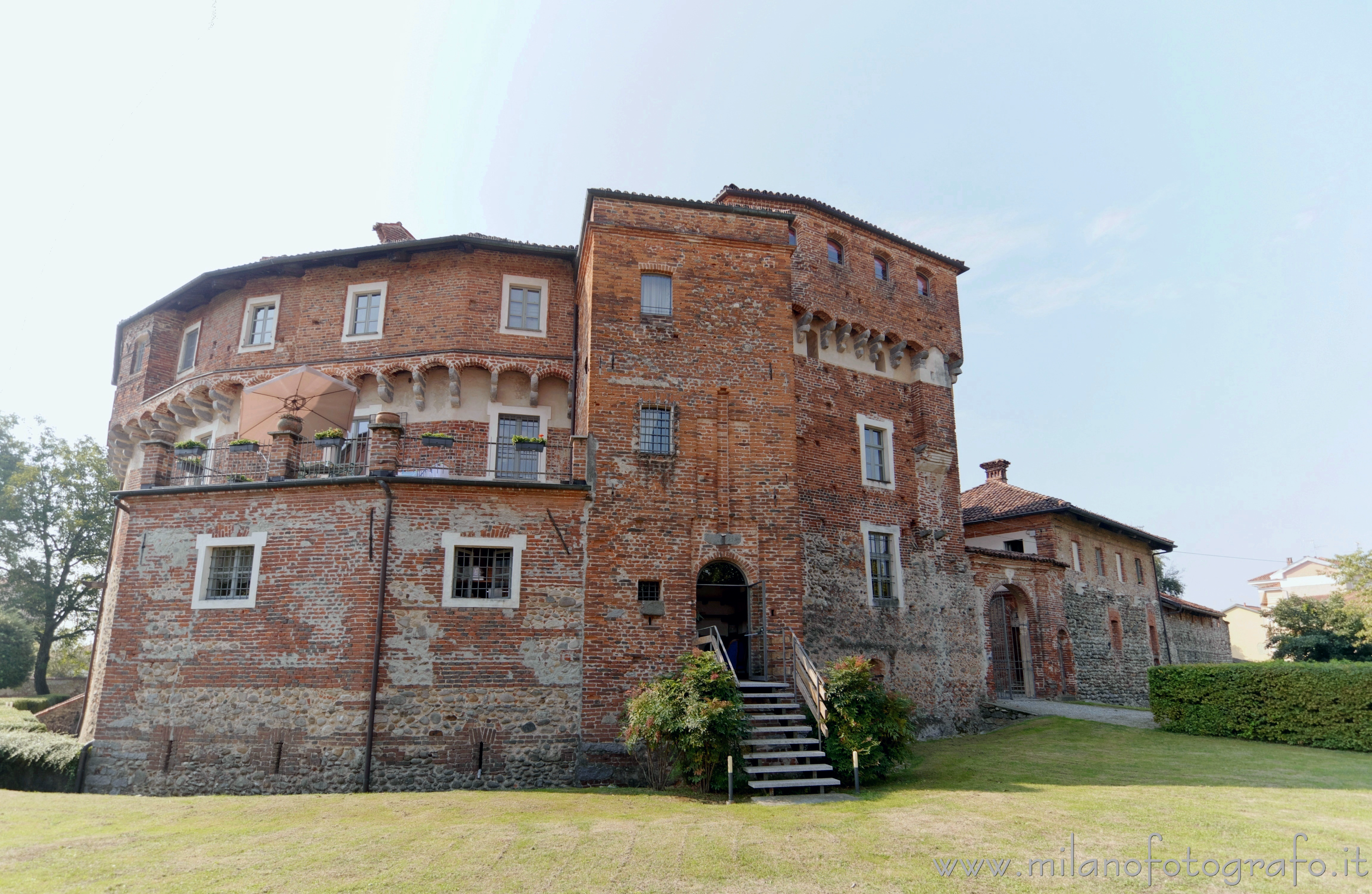 Sandigliano (Biella, Italy) - La Rocchetta Castle seen from the garden